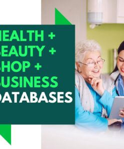 Health + Beauty + Shop + Business Databases